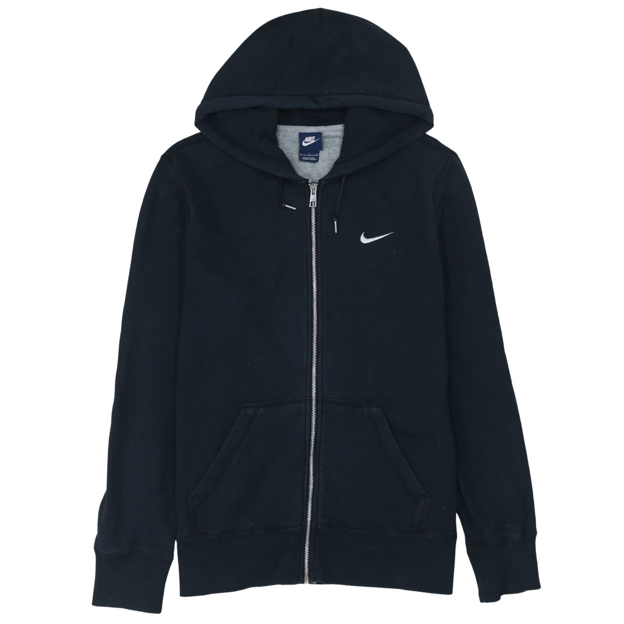 Mens UK Size L Nike Black Full Zip Hoodie