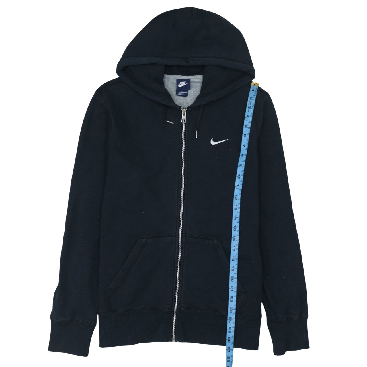 Mens UK Size L Nike Black Full Zip Hoodie