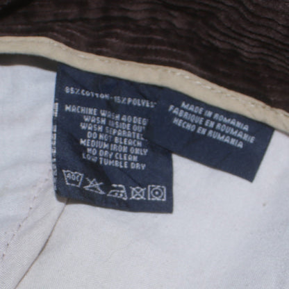 Tommy Hilfiger Men's Brown Corduroy Chino Trousers 36/34