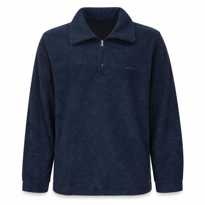 Mens UK Size L Champion Blue Henley Sweatshirt