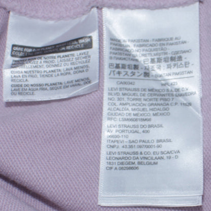 Mens UK Size XS Levi's Pink Pullover Hoodie