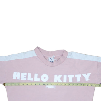 Womens UK Size S PUMA Pink Pullover Sweatshirt