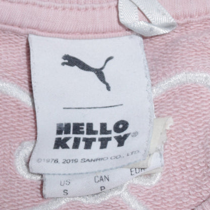 Womens UK Size S PUMA Pink Pullover Sweatshirt