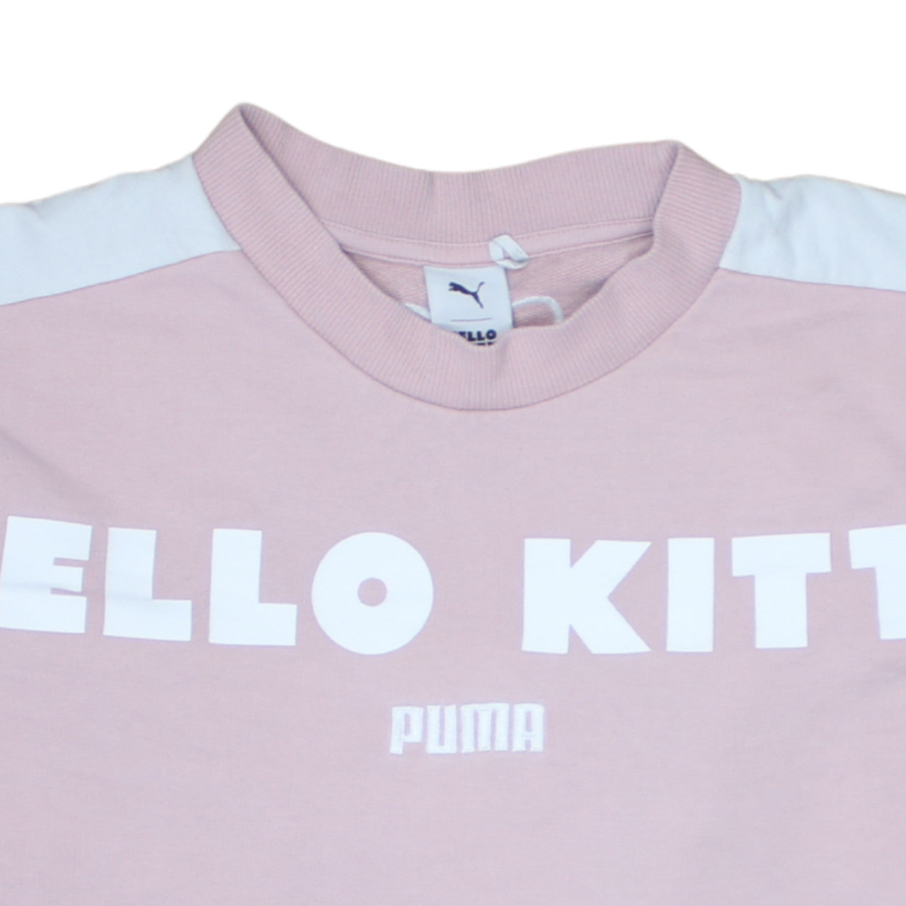 Womens UK Size S PUMA Pink Pullover Sweatshirt