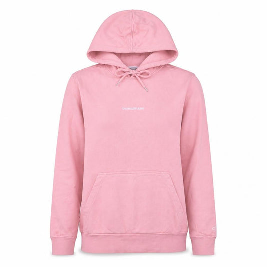 Womens UK Size S Calvin Klein Jeans Pink Pullover Hoodie