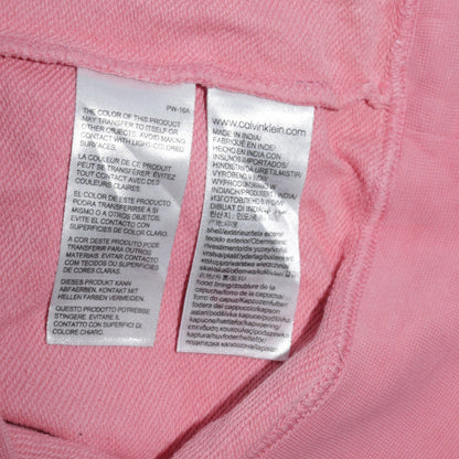 Womens UK Size S Calvin Klein Jeans Pink Pullover Hoodie