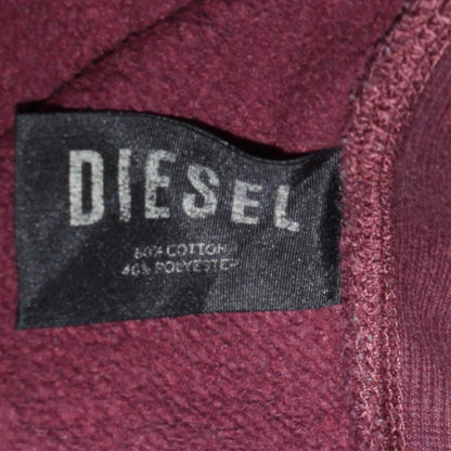Womens UK Size M Diesel Brown Pullover Hoodie