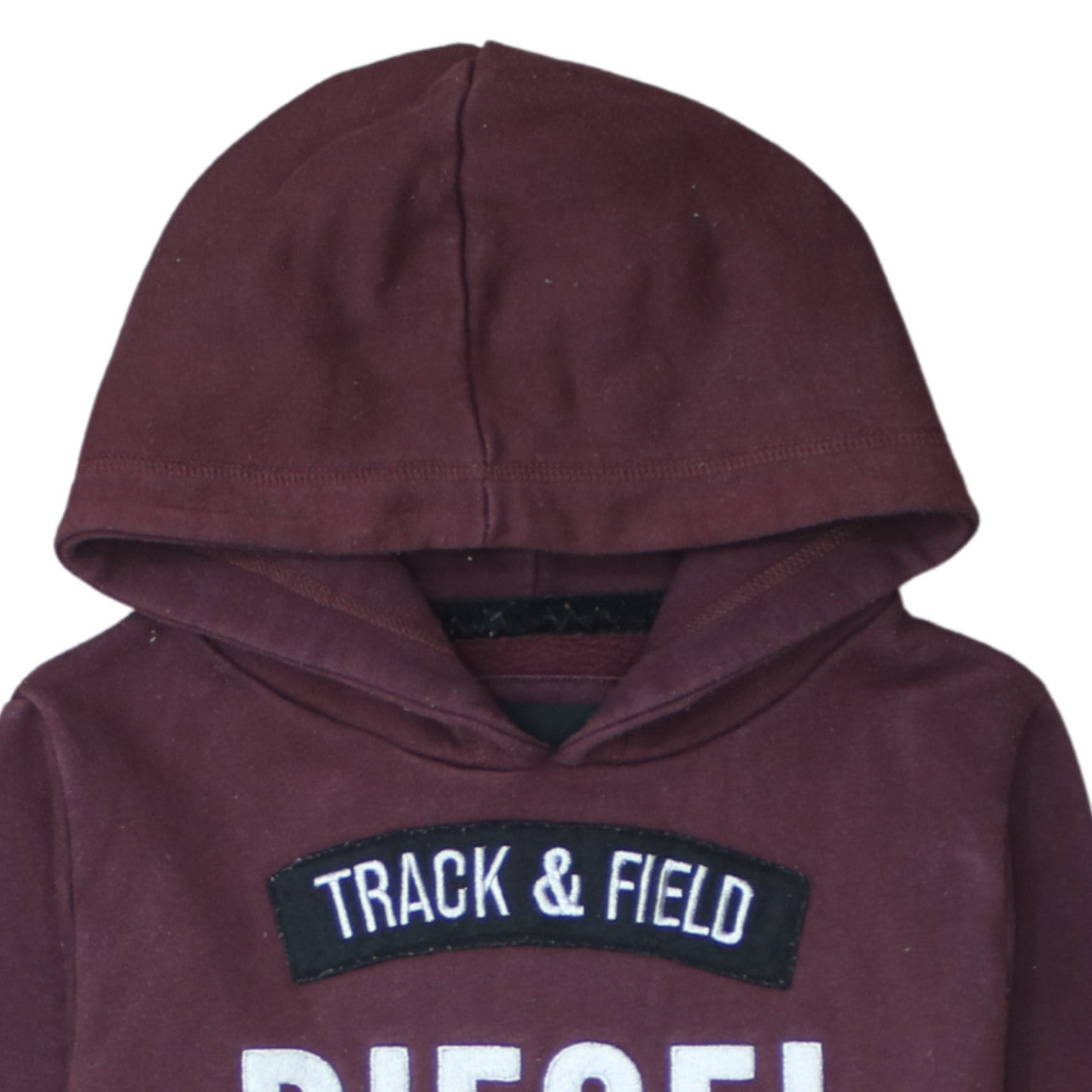 Womens UK Size M Diesel Brown Pullover Hoodie