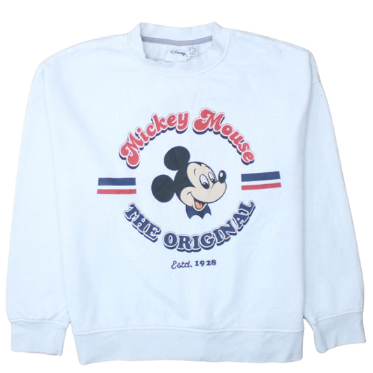 Womens UK Size M Disney White Pullover Sweatshirt