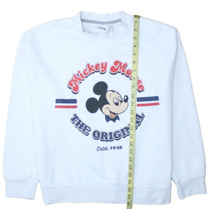 Womens UK Size M Disney White Pullover Sweatshirt