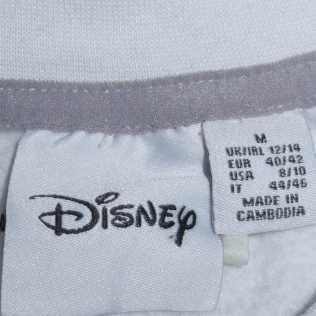Womens UK Size M Disney White Pullover Sweatshirt