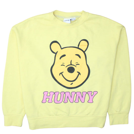 Womens UK Size 10 Disney Yellow Pullover Sweatshirt