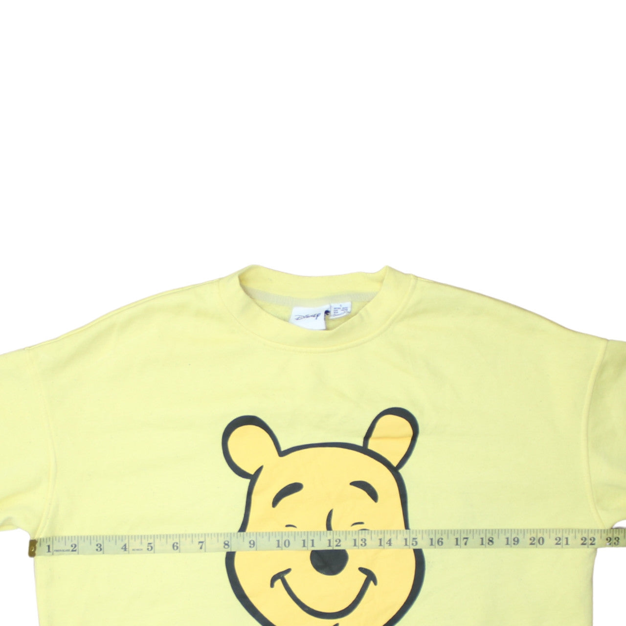 Womens UK Size 10 Disney Yellow Pullover Sweatshirt