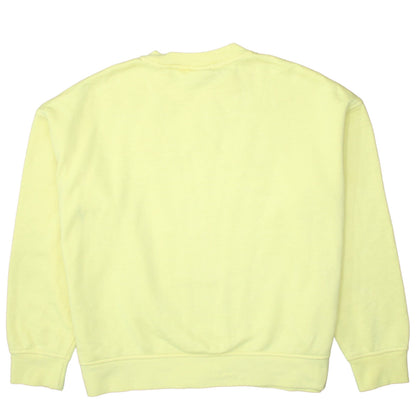 Womens UK Size 10 Disney Yellow Pullover Sweatshirt