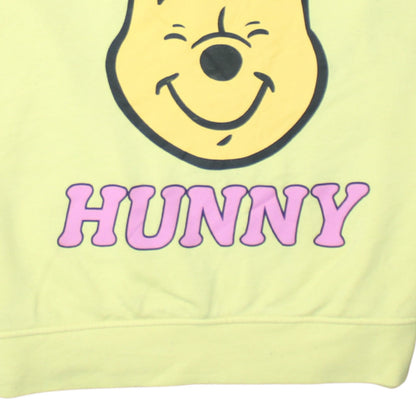 Womens UK Size 10 Disney Yellow Pullover Sweatshirt
