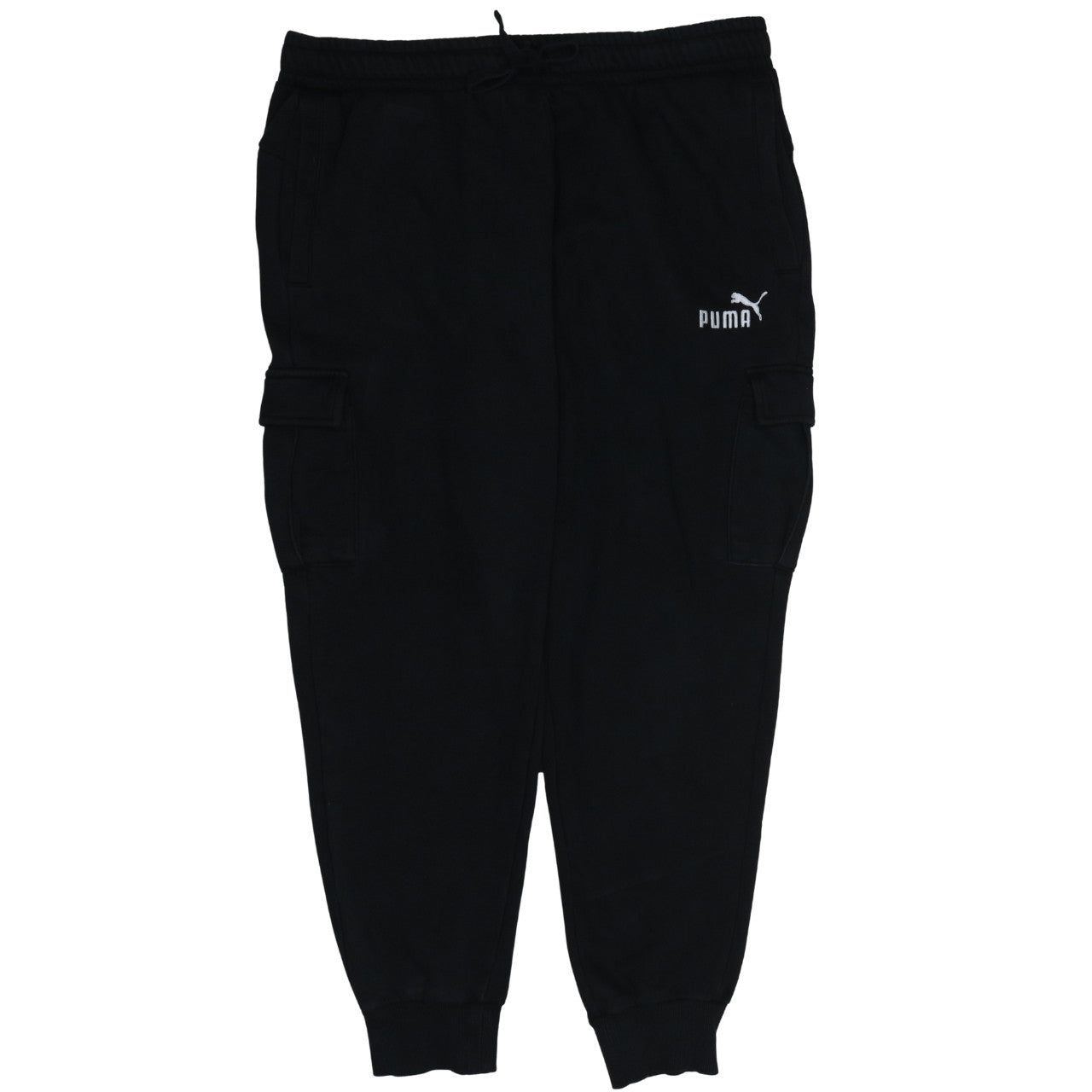Mens UK Size XL PUMA Regular Fit Jogger Black Trousers
