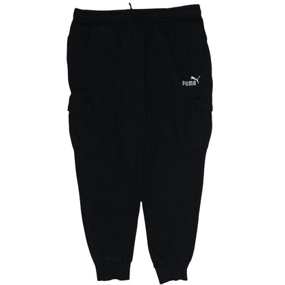 Mens UK Size XL PUMA Regular Fit Jogger Black Trousers