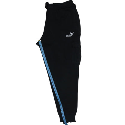 Mens UK Size XL PUMA Regular Fit Jogger Black Trousers