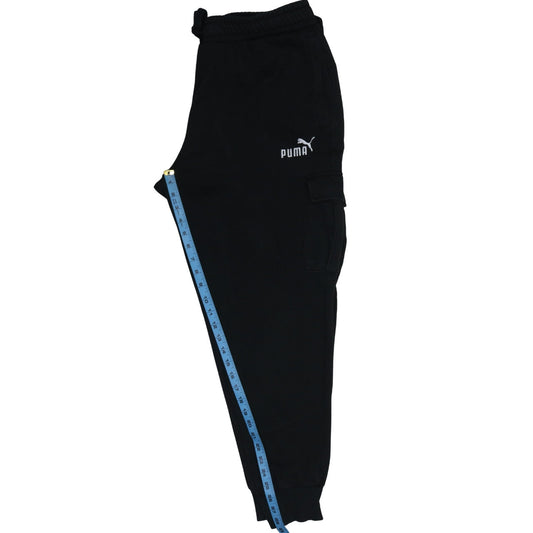 Mens UK Size XL PUMA Regular Fit Jogger Black Trousers
