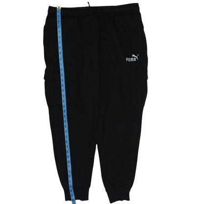 Mens UK Size XL PUMA Regular Fit Jogger Black Trousers