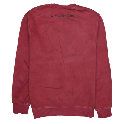 Mens UK Size S Nike Red Pullover Sweatshirt
