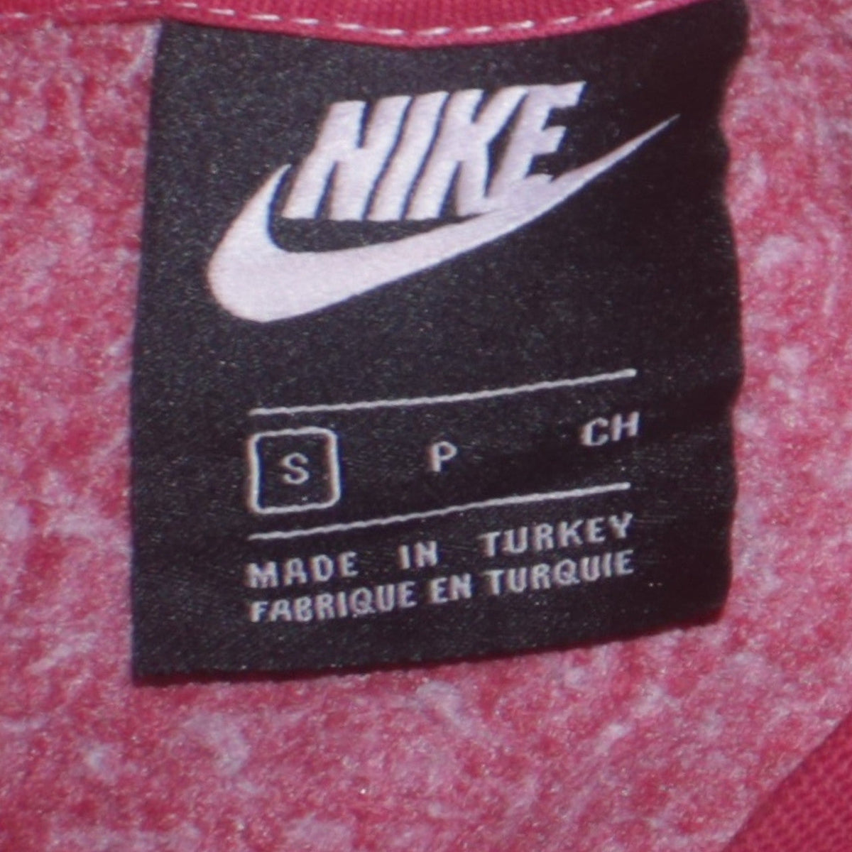 Mens UK Size S Nike Red Pullover Sweatshirt