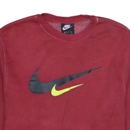 Mens UK Size S Nike Red Pullover Sweatshirt