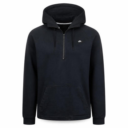 Mens UK Size S Nike Black 1/2 Zip Hoodie