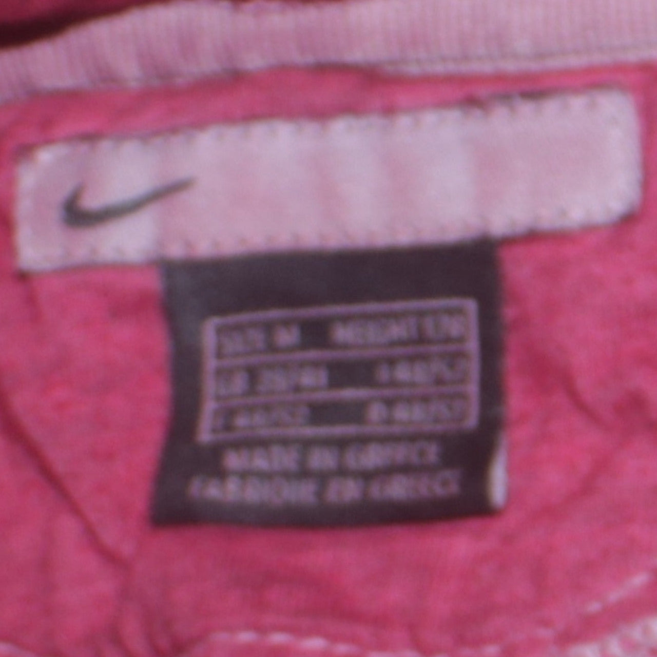 Mens UK Size M Nike Red Pullover Hoodie