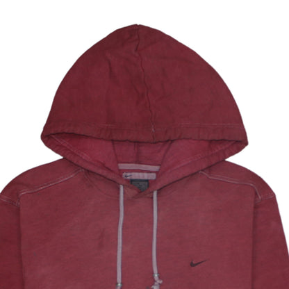 Mens UK Size M Nike Red Pullover Hoodie