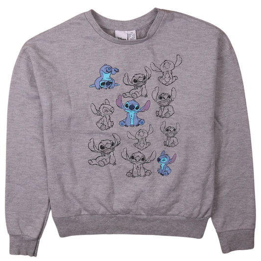 Womens UK Size XS Disney Grey Pullover Sweatshirt
