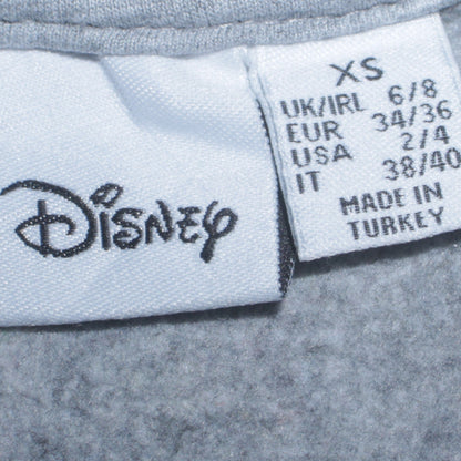Womens UK Size XS Disney Grey Pullover Sweatshirt