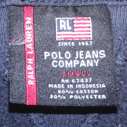 Mens UK Size S Ralph Lauren Blue Pullover Sweatshirt