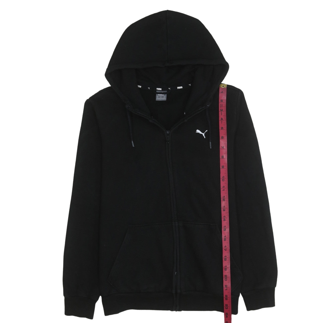 Mens UK Size M PUMA Black Full Zip Hoodie