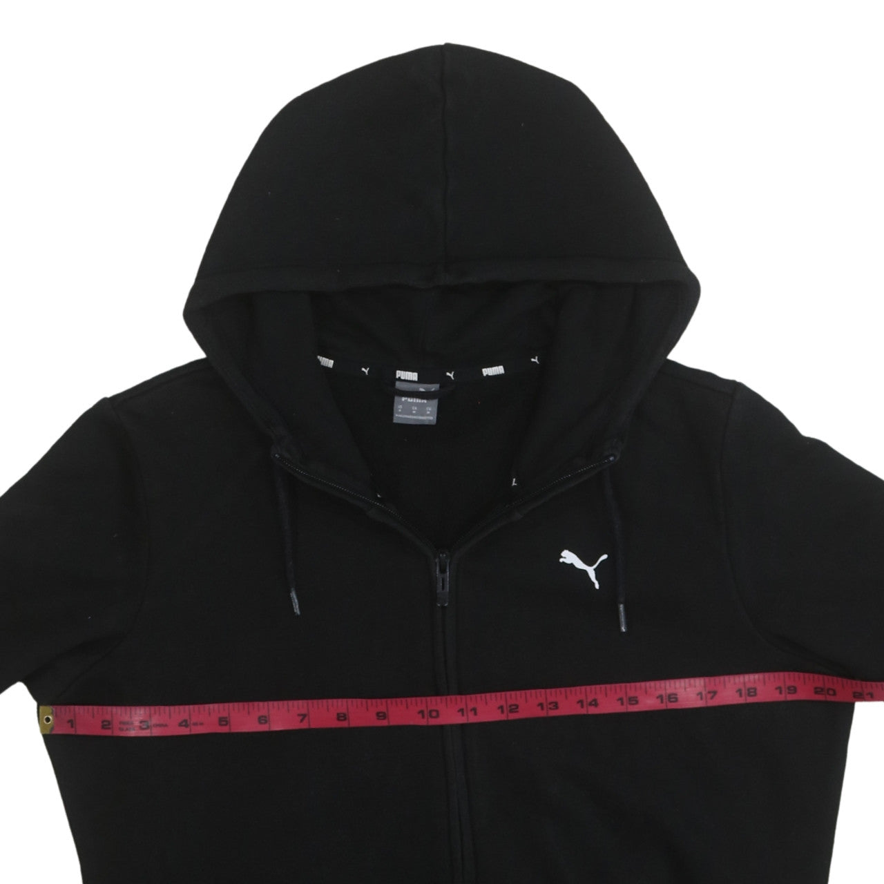 Mens UK Size M PUMA Black Full Zip Hoodie