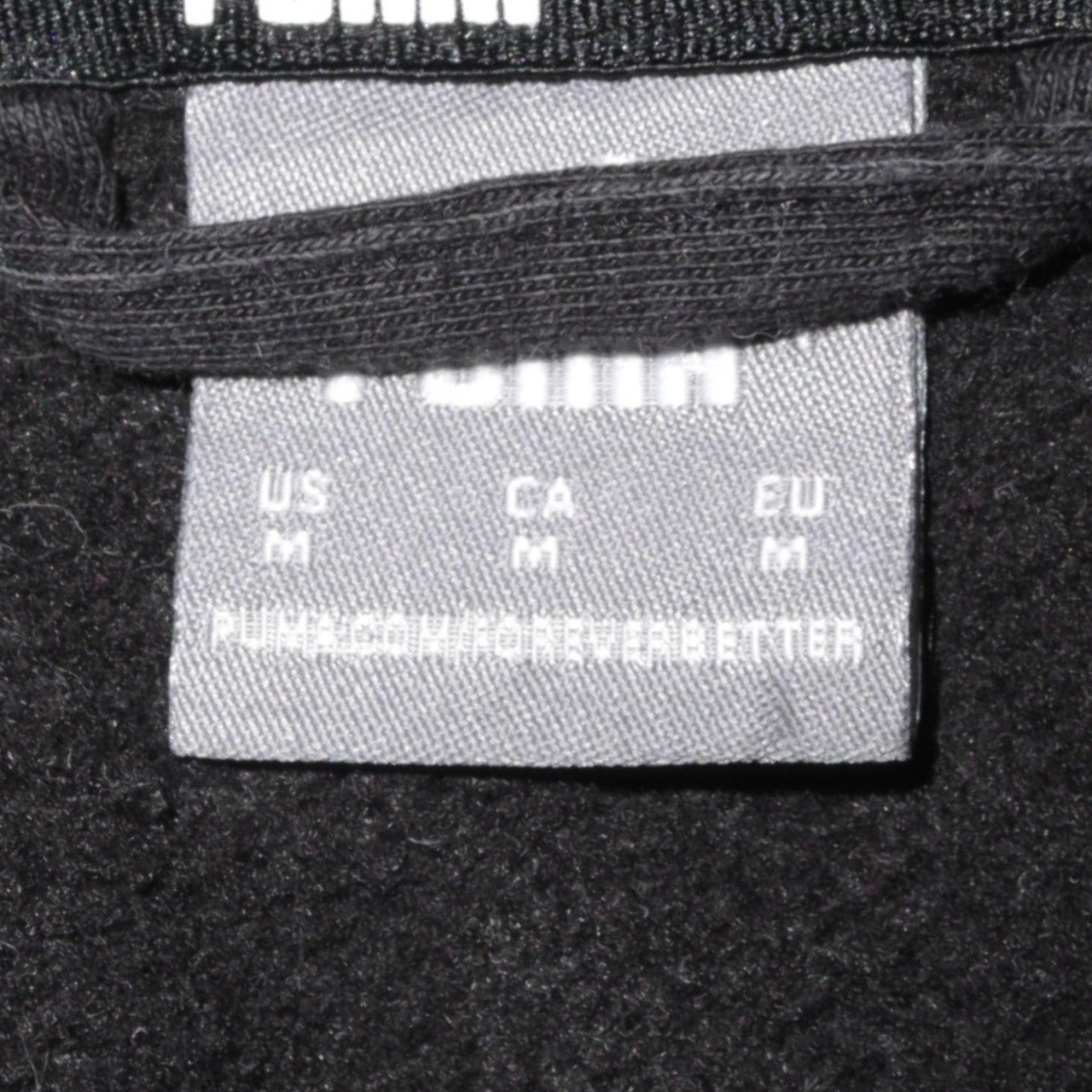 Mens UK Size M PUMA Black Full Zip Hoodie