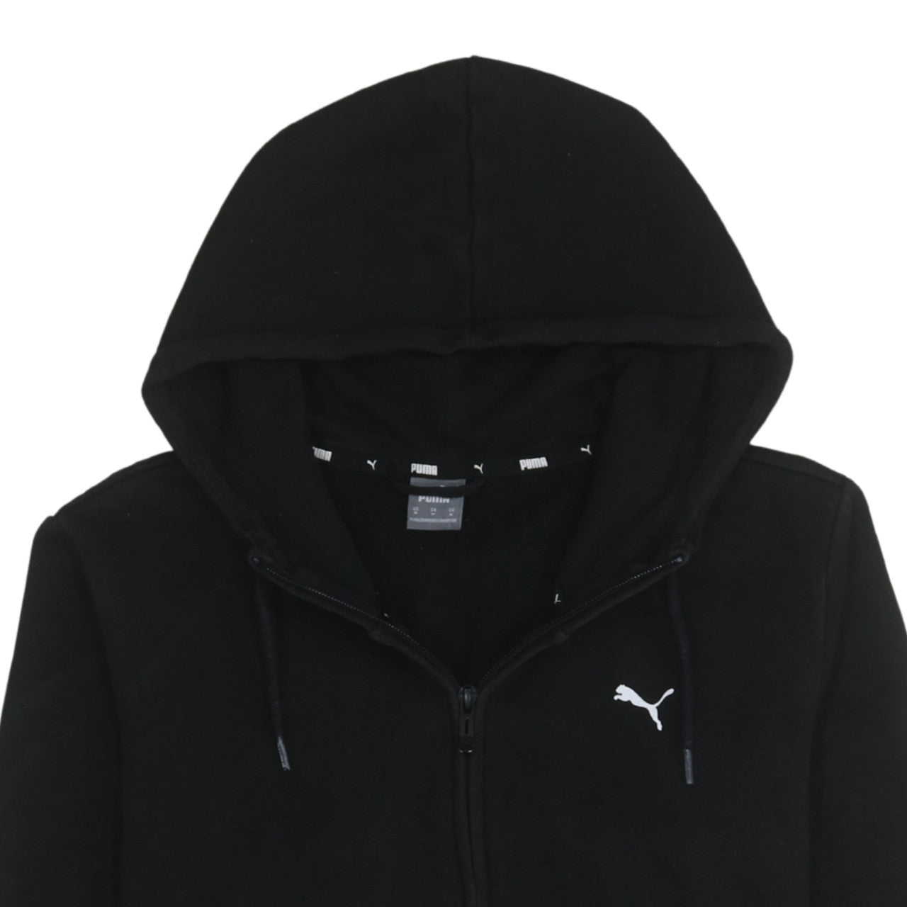 Mens UK Size M PUMA Black Full Zip Hoodie