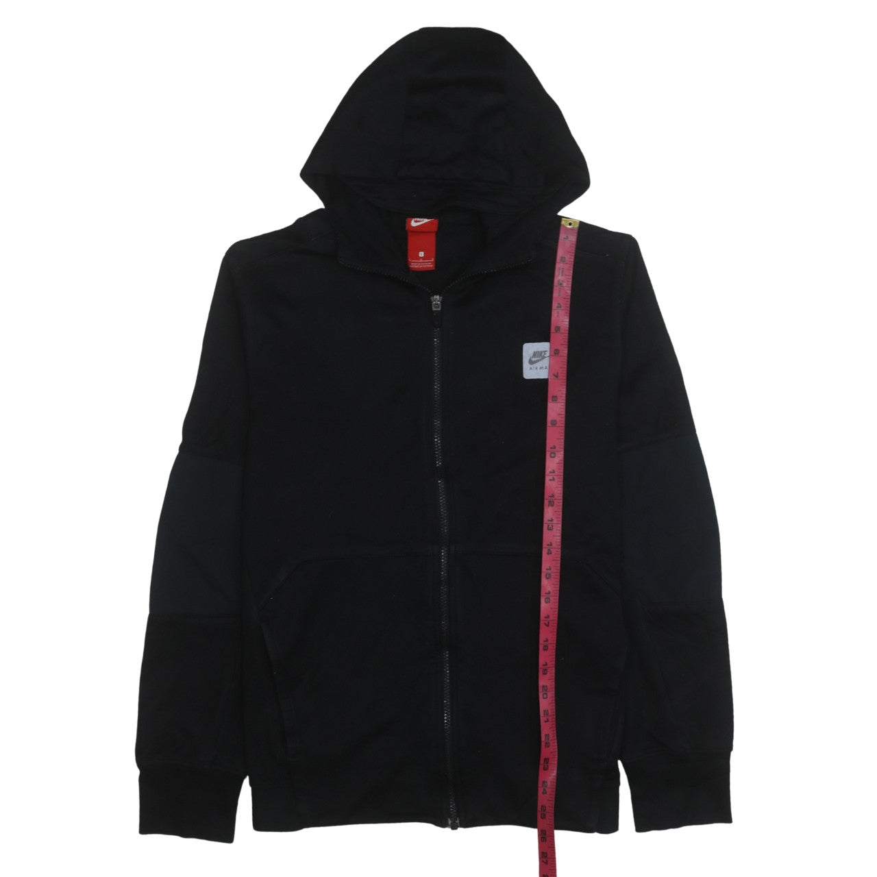 Mens UK Size L Nike Black Full Zip Hoodie