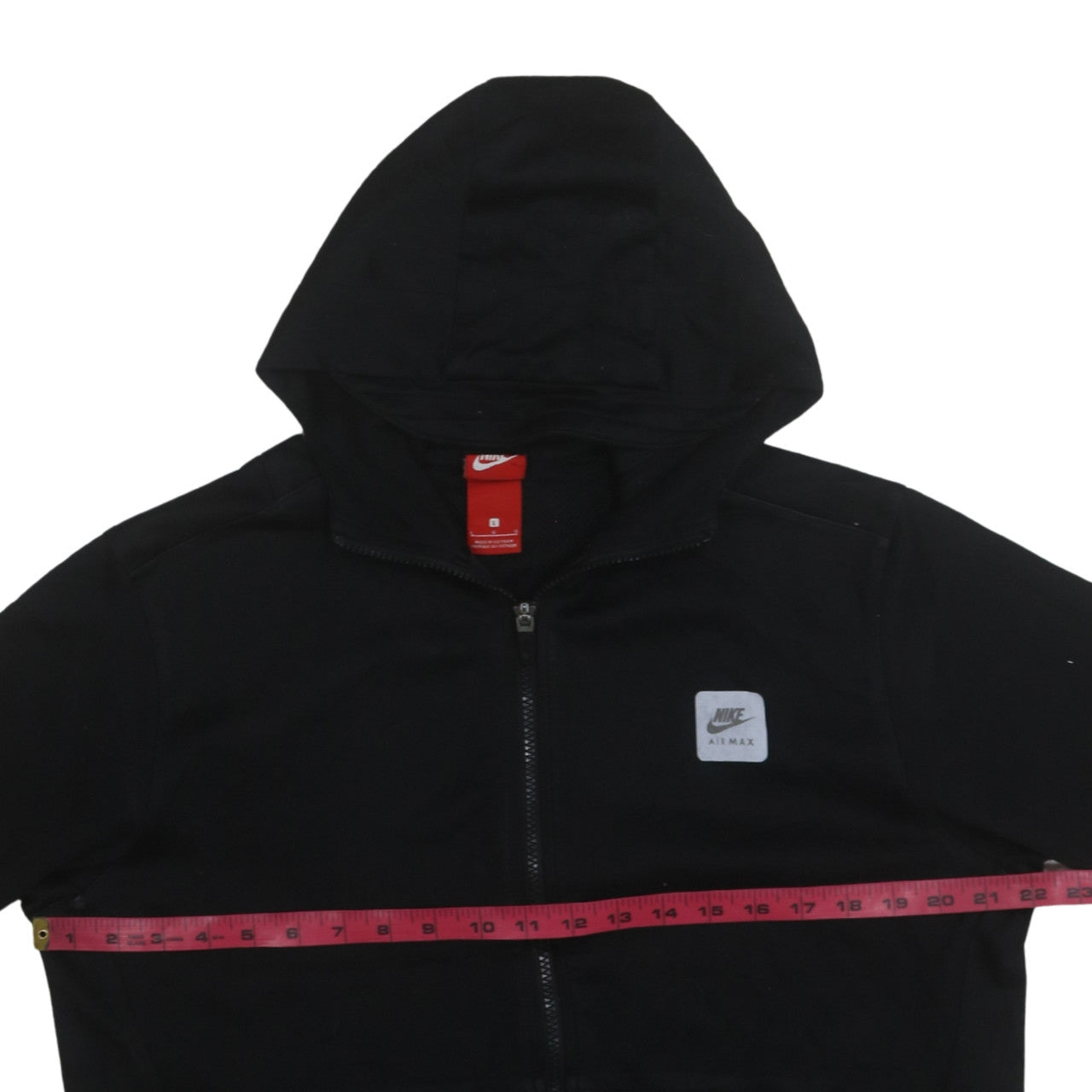 Mens UK Size L Nike Black Full Zip Hoodie