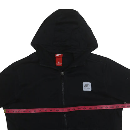 Mens UK Size L Nike Black Full Zip Hoodie