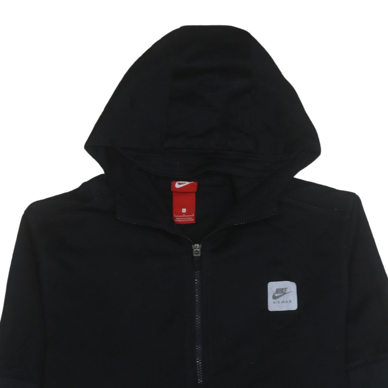 Mens UK Size L Nike Black Full Zip Hoodie
