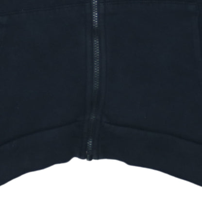 Nike Boys Black Full Zip Hoodie Size 146cm Fleece Hooded Sweatshirt