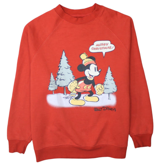 Womens UK Size XS Primark Red Pullover Sweatshirt