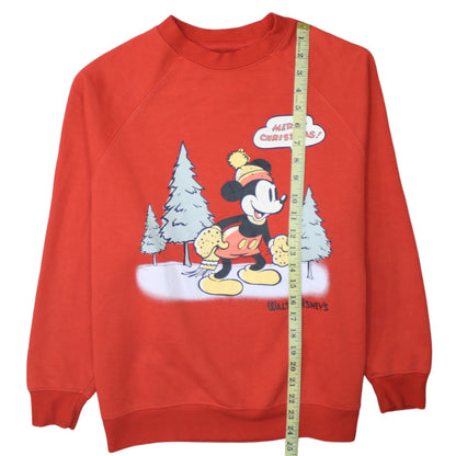Womens UK Size XS Primark Red Pullover Sweatshirt