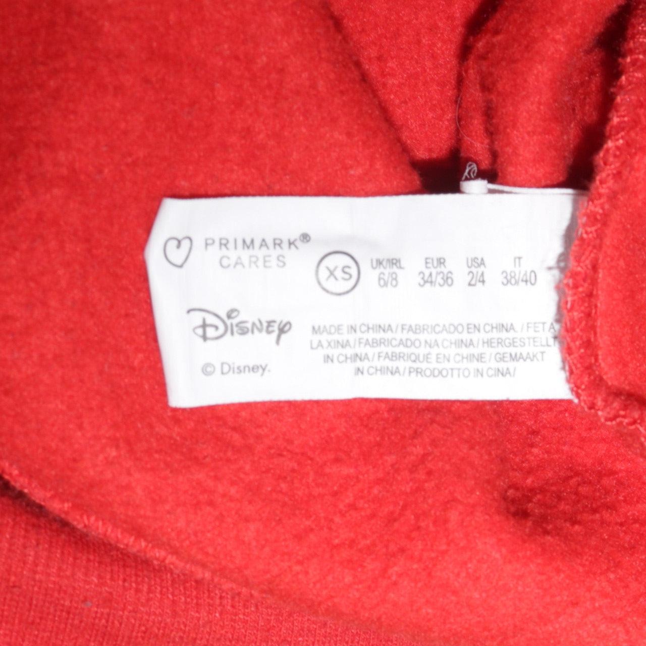 Womens UK Size XS Primark Red Pullover Sweatshirt