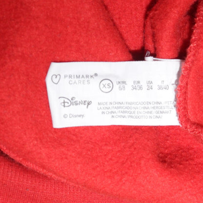 Womens UK Size XS Primark Red Pullover Sweatshirt