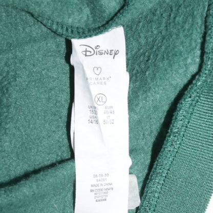 Womens UK Size XL Disney Green Pullover Sweatshirt
