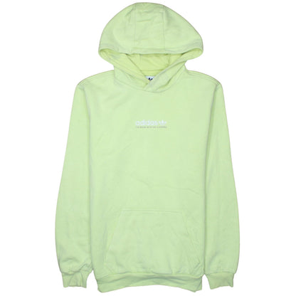 Mens UK Size S adidas Yellow Pullover Hoodie