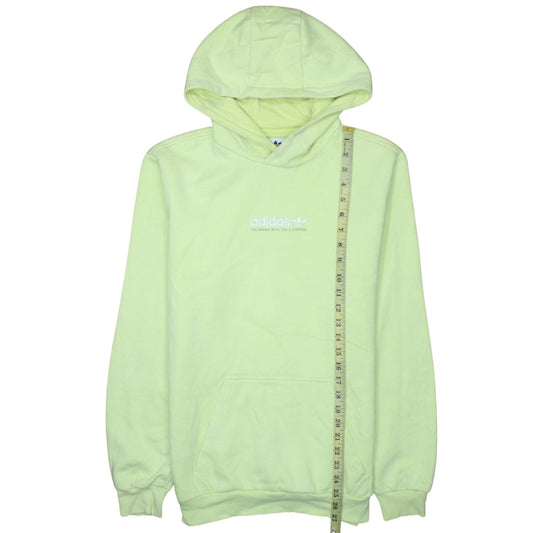 Mens UK Size S adidas Yellow Pullover Hoodie