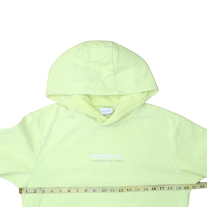 Mens UK Size S adidas Yellow Pullover Hoodie